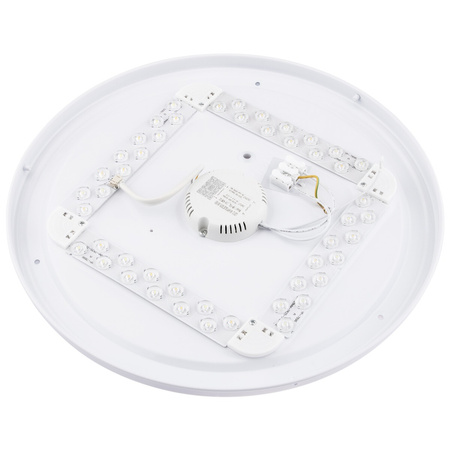 Plafon LED Stropní Koupelnová svítidlo 40W, IP44 CCT 3000K-6000K 38cm + Dálkový ovladač ORLANDO LUMILED