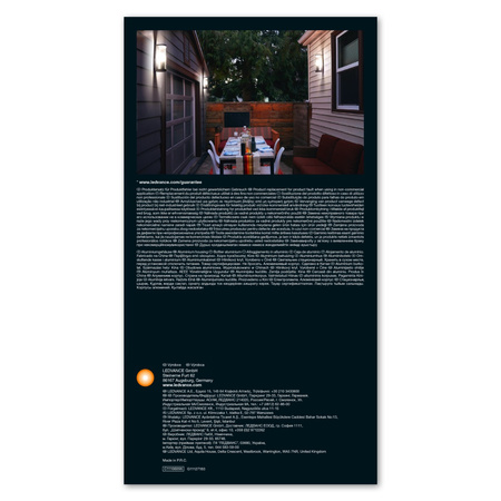 Nástěnné svítidlo E27 IP44 Endura TUBULAR LEDVANCE nástěnné fasádní svítidlo