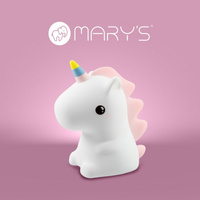 Dětská noční LED lampička 1W 3000K Warm + Multicolour RGB dobíjecí 1200mAh bílá MARY'S SINGLE HORSE