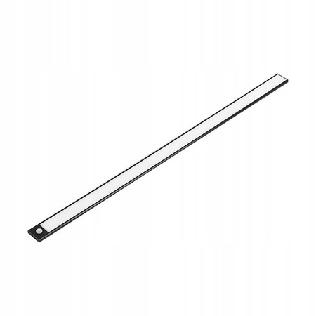 LED pod skříňková lampa 3W CCT 60cm lišta na nábytek se senzorem pohybu černá