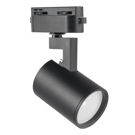 Sada přípojnic 1-fázová lišta + 4x reflektor GU10 černý LYNX Sanico Goldlux