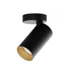 MONO I 7763 Nowodvorski Černo-zlaté bodové svítidlo GU10 s reflektorem pro povrchovou montáž Moderní stropní svítidlo