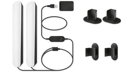 2x LED herní stolní lampa RGBIC Gradient 30cm světelná lišta Smart SMART WiFi Bluetooth aplikace WiZ