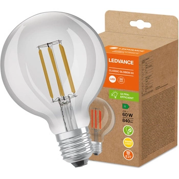 LED žárovka E27 G95 4W = 60W 840lm 3000K Teplá bílá 320° Filament LEDVANCE Ultra Efficient