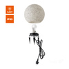 Venkovní lampa Sphere E27 Grey IP65 Zahradní koule Kobi