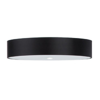 Stropní svítidlo LED SKALA 6xE27 Kulaté svítidlo 70cm černé SOLLUX