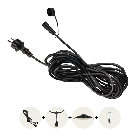 Napájecí kabel řídicí jednotky CRETE PC 10m IP44 Design Kobi