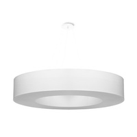 SATURNO LED závěsné stropní svítidlo 8xE27 Lustr 90cm bílý SOLLUX