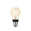 LED žárovka E27 A60 7W CCT PHILIPS HUE White & Ambiance Filament Bluetooth Zigbee