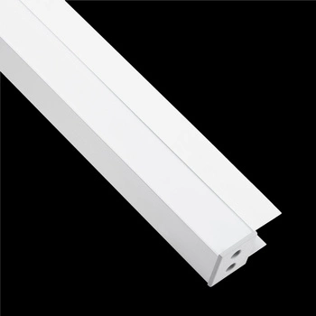 Nábytkový Eloxovaný Hliníkový Profil pro LED Pásky KM48, Stříbrný 1m + Mléčná Krytka + Záslepky LUMILED