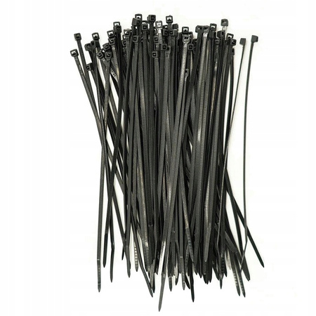 Stahovací páska 370/7.6mm bílá 100 kusů