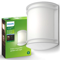 Zahradní lampa LED nástěnná lampa ANTELOPE myGarden 6W 4000K IP44 bílá PHILIPS