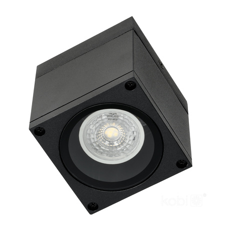 Venkovní bodové světlo GU10 černé IP54 Querk Kobi