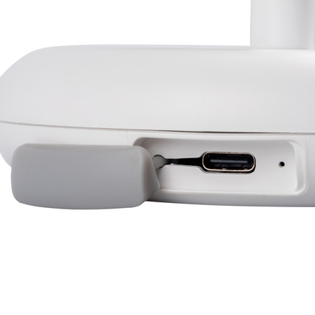 Stolní stolní lampa Školní kancelářská noční lampa Nastavitelná LED 1,7W 140lm 3000K Teplá bílá IP44 Dobíjecí Fluxy Kanlux