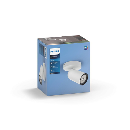 Stropní svítidlo LED PONGEE GU10 s reflektorem pohyblivé bílé PHILIPS