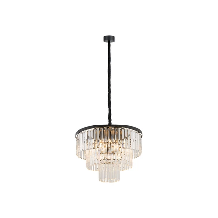Stropní lustr 9x E14 Black Glamour CRISTAL M 7616 Nowodvorski