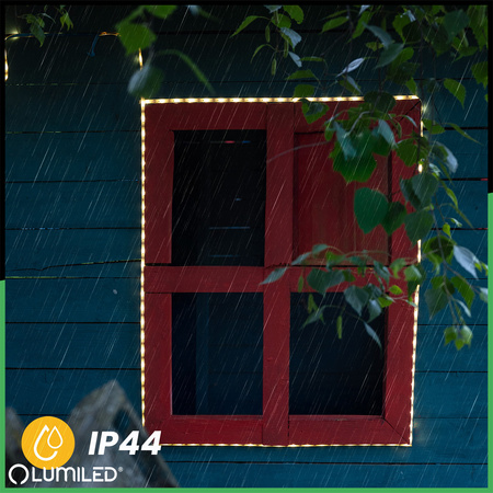 LED solární pásek 150x LED AVERO 3000K Warm IP44 5m LUMILED