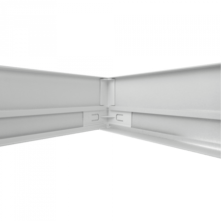 Rámeček pro povrchovou montáž pro LED panely 120x30 Hliník 58 mm Bílý Ecolight