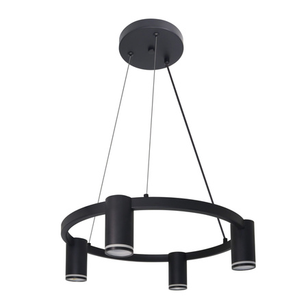 Stropní závěsné svítidlo 4x GU10 černé PARIS Sanico Goldlux