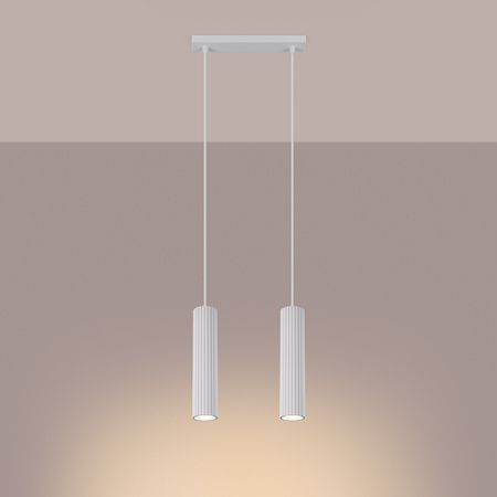 Stropní závěsné svítidlo Tuba Spot 2x GU10 White Carbon Deep Space SL.1536 Sollux