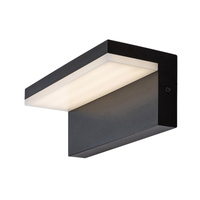 Venkovní zahradní lampa LED fasádní nástěnná lampa 10W 560lm 4000K IP54 černá Moderní Zaragoza Rabalux