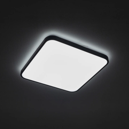LED stropní koupelnové svítidlo AGNES SQUARE 8137 32W 4000K IP44 Černá Nowodvorski
