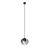 Stropní závěsné svítidlo LED TULOS E27 Overhang Black SOLLUX