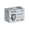 Reflektor LED 50W 4000lm 6400K IP65 černý s čipem Samsung VT-158 V-TAC