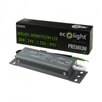 LED napájecí zdroj IP67 30W 24V Premium Ecolight