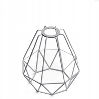 Stínidlo z šedého kovového drátu pro svítidla PAJAK LAMPS