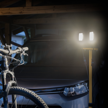 LED Reflektor Pracovní Lampa na Stativu 2x 50W, 4000K ZUNA LUMILED