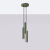 Stropní závěsné svítidlo Tuba Spot 3x GU10 Olive Lagos Ocean Green SL.1487 Sollux