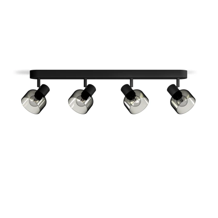 Reflektorové stropní svítidlo 4x E14 LED Black Sleet Philips