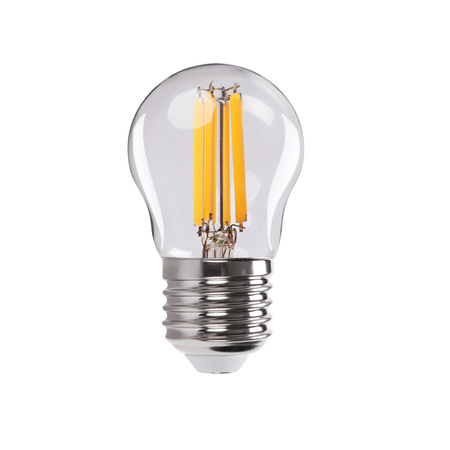 LED žárovka XLED KULKA E27 G45 6W 806lm 4000K Neutrální vlákno KANLUX 