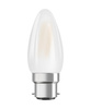 3x LED žárovka B35 Candle B22d 4W = 40W 470lm 2700K Warm 300° BASE Osram