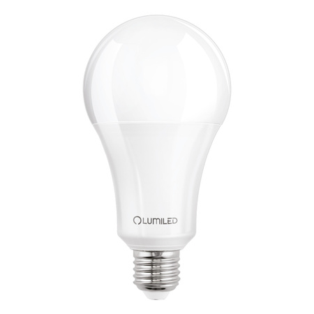 6x LED žárovka E27 A70 18W = 150W 2430lm 6500K Cold 260° LUMILED