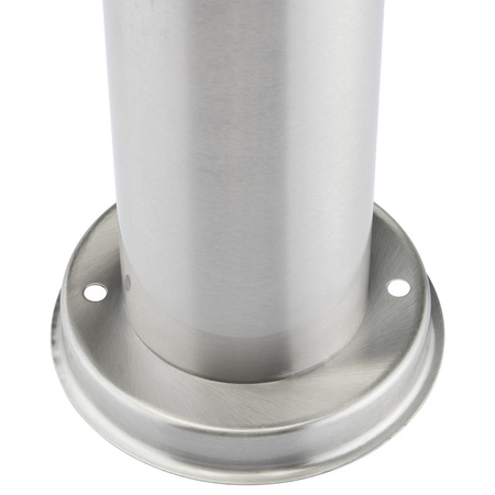 Venkovní zahradní lampa E27 SILVER SLOUP 65cm se zásuvkou 230V