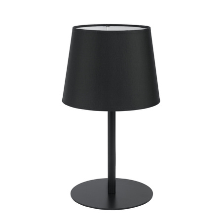 MAJA BLACK stolní noční lampa stínítko černá klasická E27 2936 TK Lighting
