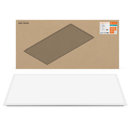 LED panel Kancelářské svítidlo Stropní svítidlo 53W 5830lm 4000K neutrální bílá Povrchová montáž Zápustná montáž Bílá 120x60cm UGR19 Compact Ledvance