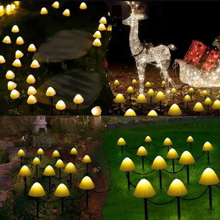 2x Solární LED lampa IP65, 3000K CARI LUMILED