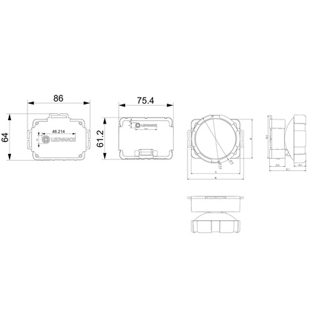 LED 1,5W SMD 100lm 4000K USB-C LEDVANCE dobíjecí čelová svítilna