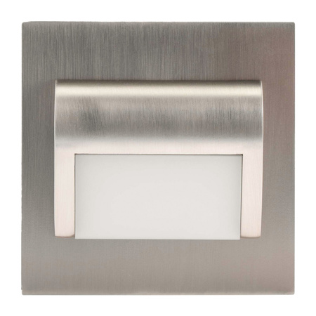 Schodové svítidlo CCT DECORUS 9 LED žárovka 1.2W Satin ProVero Teplá bílá + Studená bílá