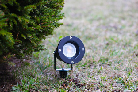 LED zahradní lampa GU10 IP65 TIGHT Black - 1m kabel