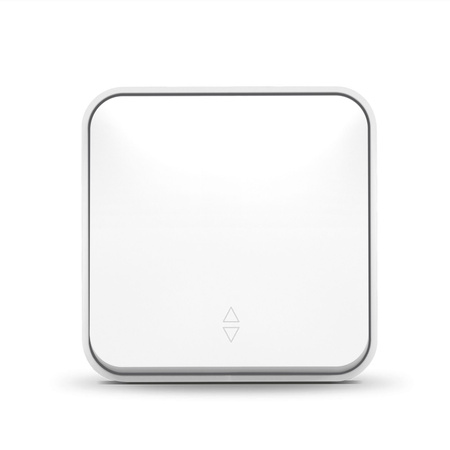 Vypínač světla 1gang 10A Povrchová montáž BINERA VIDEX, bílá