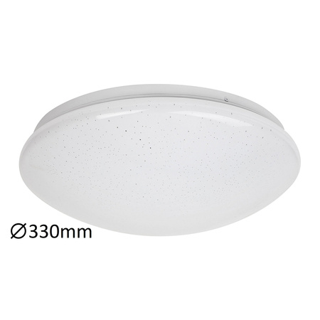 Plafond LED stropní svítidlo pro povrchovou montáž 18W 1350lm 4000K bílá Moderní Lucas Rabalux