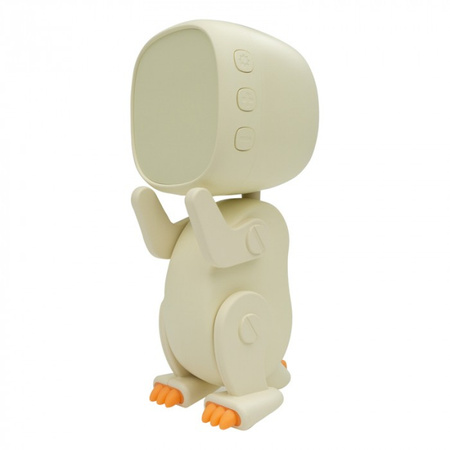 Dětský elektronický budík bílý dobíjecí 1200mAh ROBO MARY'S