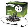 Venkovní řetěz 10m, 10x E27 MALUS LUMILED