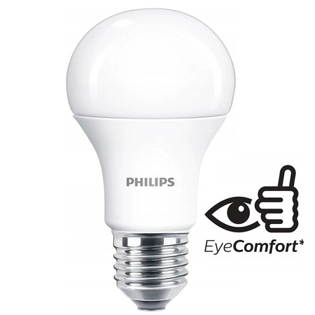 LED žárovka E27 A60 10W = 75W 1055lm 6500K Studená bílá 200° PHILIPS