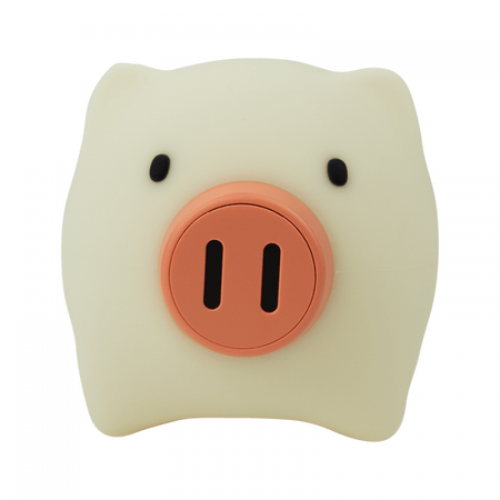 Dětské LED 2,4W 1800-6500K Variabilní CCT USB dobíjecí 900mAh bílé noční světlo MARY'S PIG