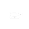 Plafond Stropní svítidlo LED 25W 1800lm 4000K Neutral Black LID ROUND 10416 Nowodvorski